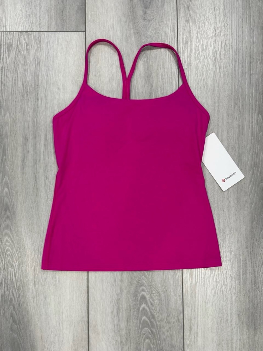 lululemon athletica Flow Y Tank in Pink Flare. Light Support B/C Cup.  **NWT**